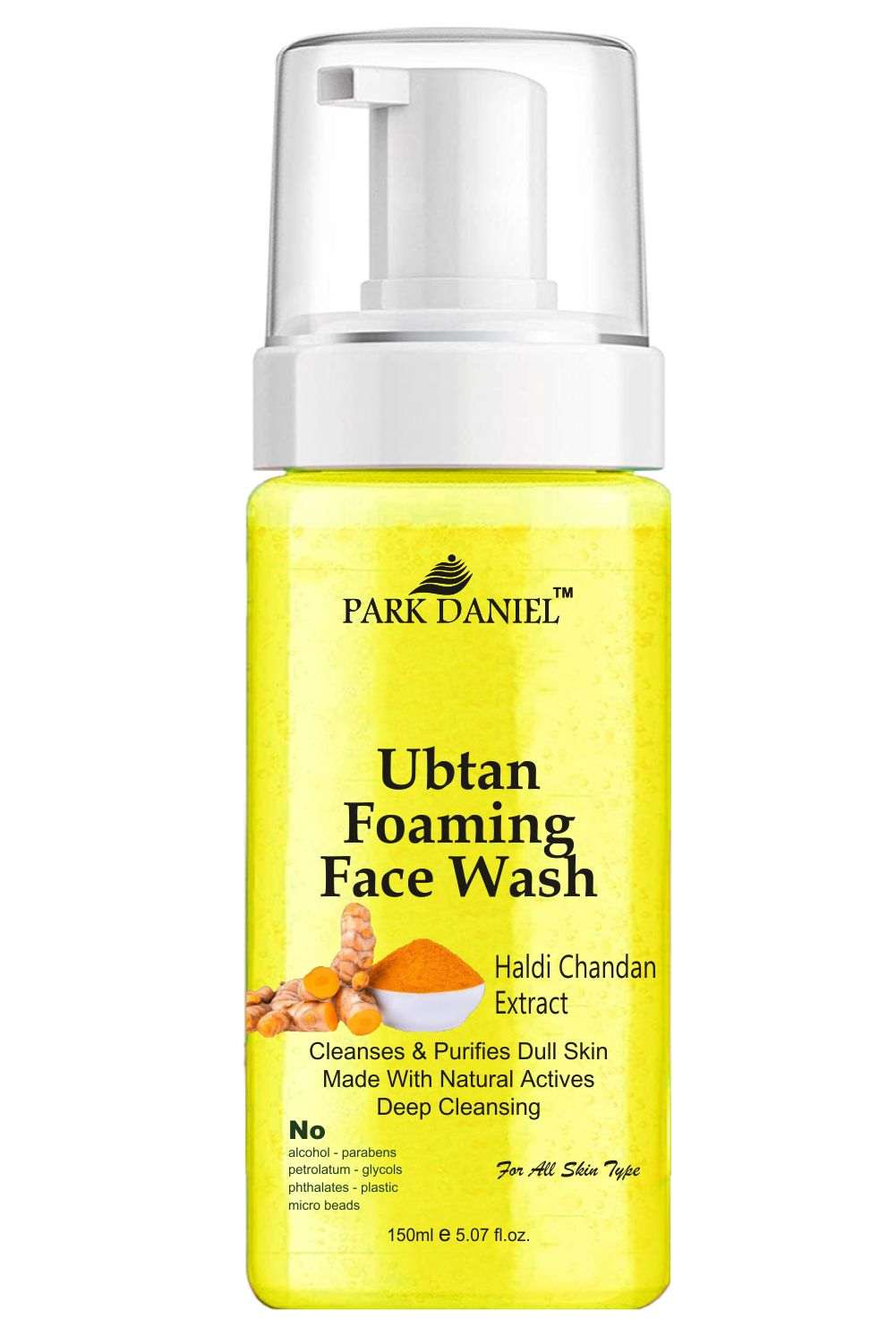 Park Daniel Ubtan Foaming Face Wash For Deep Cleansing for Normal to Dry Skin 150 ML