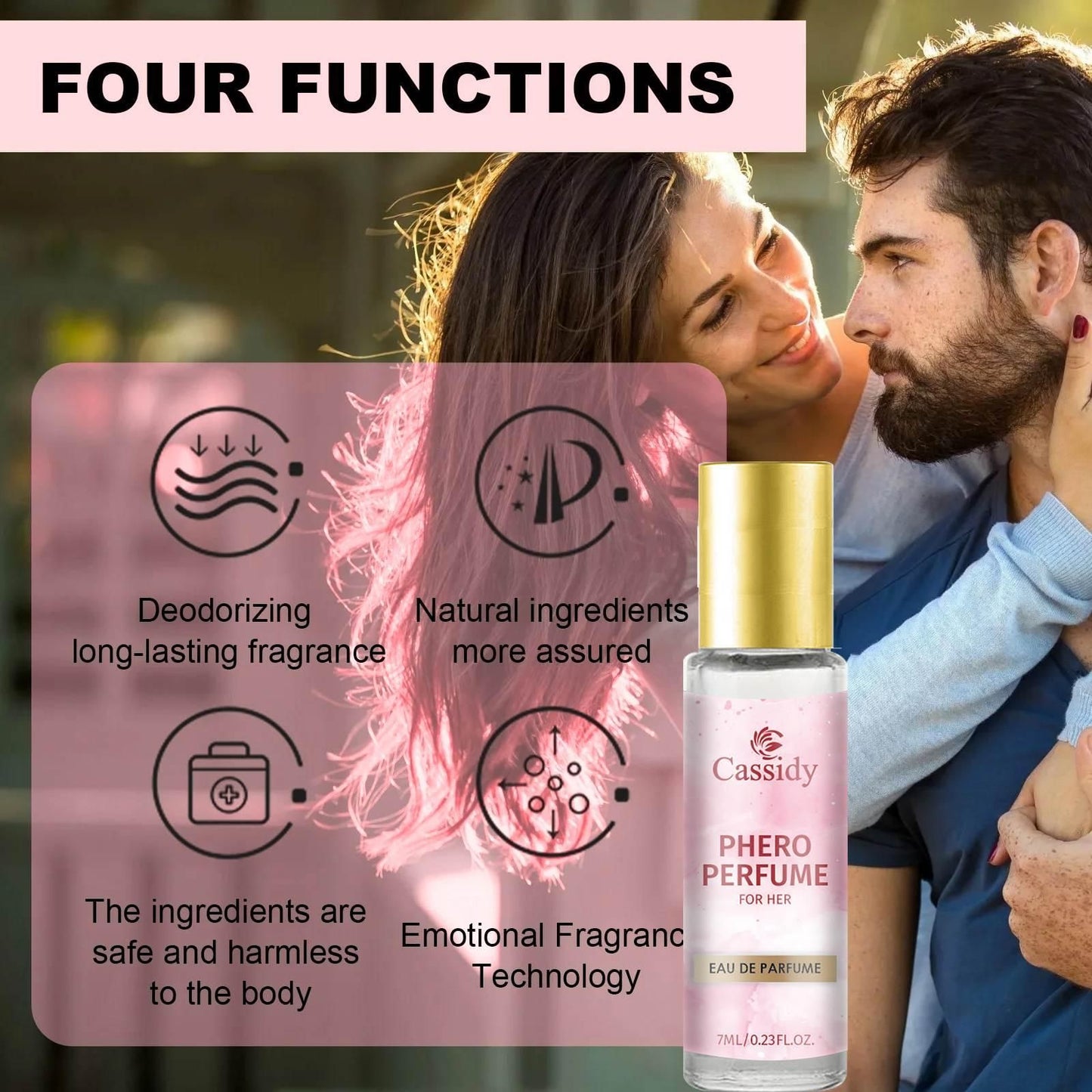 CASSIDY Phero Perfume For Her, EAU DE PARFUME 7ML