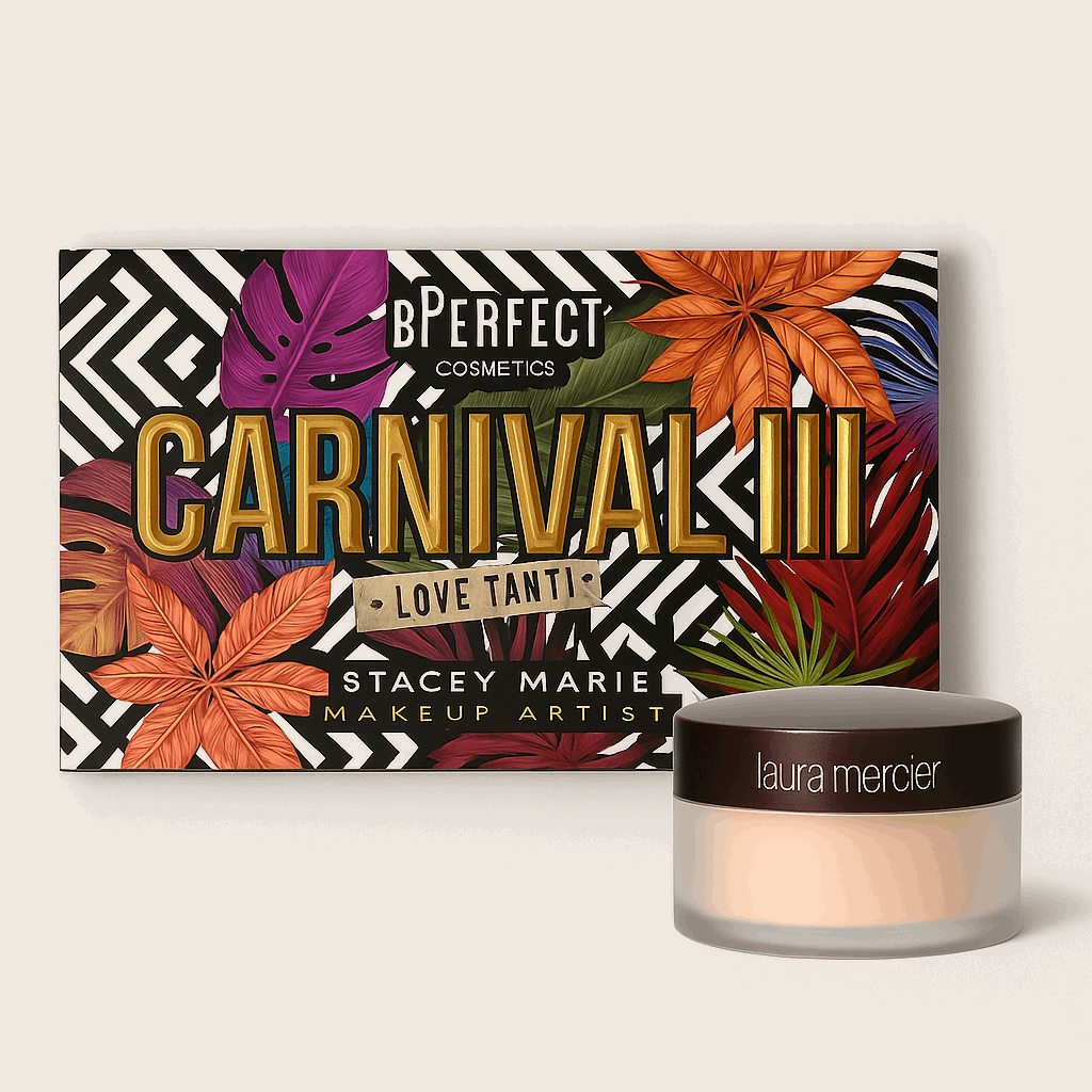 Combo Pack - Loose Setting Powder - Translucent (29g) + Carnival III Eyeshadow Pallet