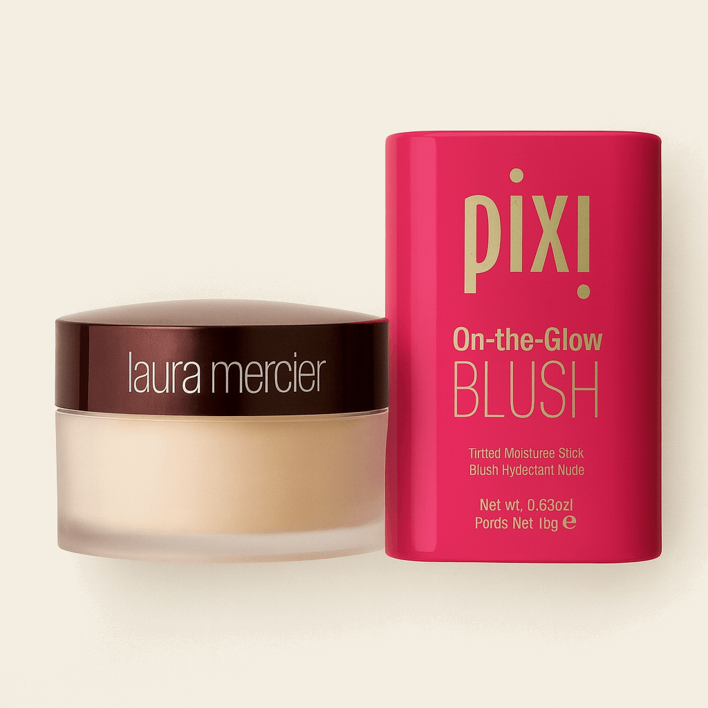Combo Pack - Loose Setting Powder - Translucent (29g) + Pixi Blusher (Random Shade)