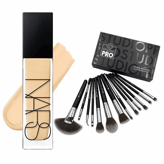 Combo Nars Foundation and BH Brush Set